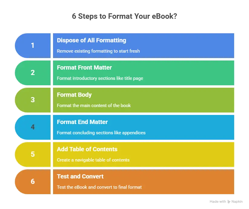 What are the 6 Steps to Format Your eBook
