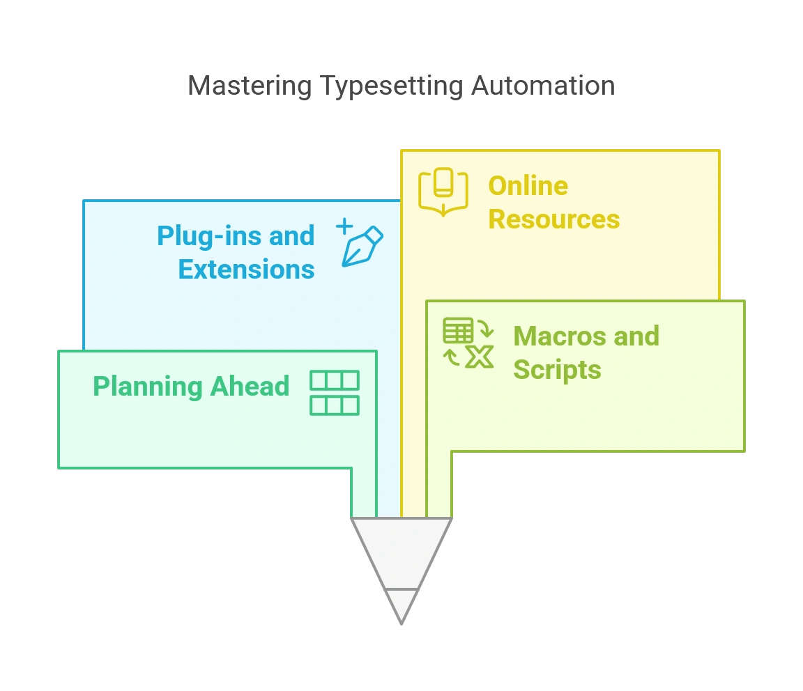 Best Practices and Solutions for Typesetting Automation