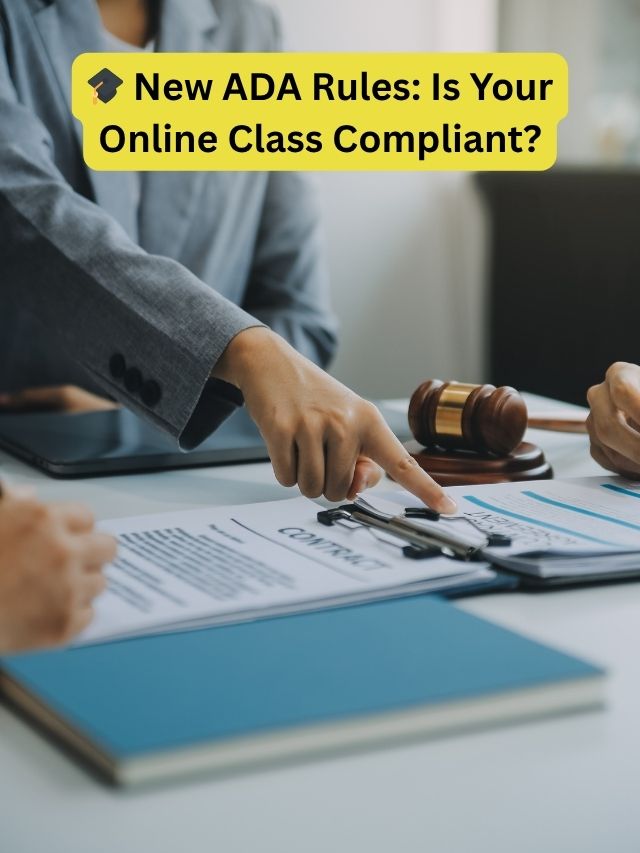 How Does the New ADA Law Impacts Online Learning?